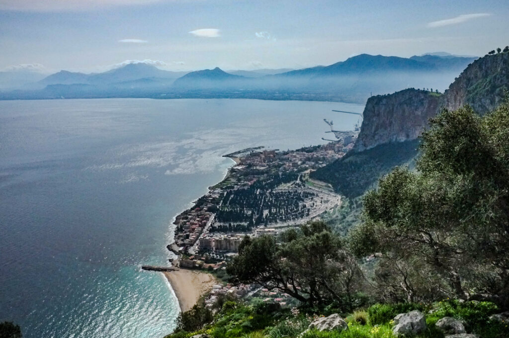 Widok z Monte Pellegrino